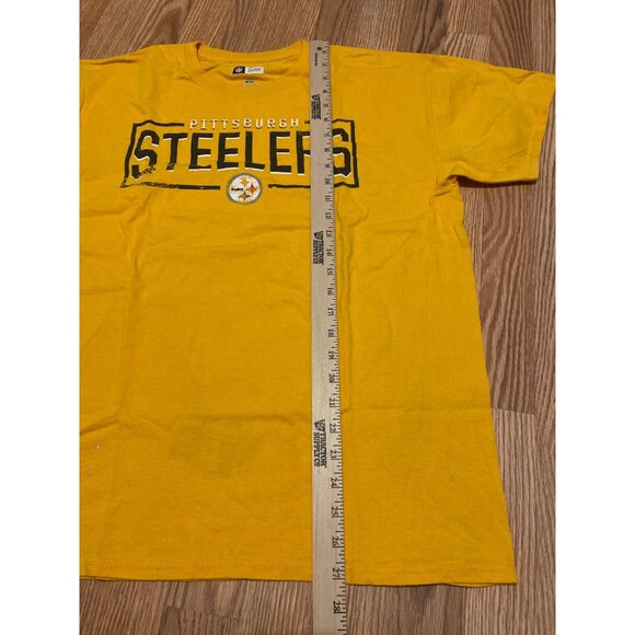 NFL Pittsburgh Steelers T-Shirt Team Apparel Yellow L sports football unisex - Picture 5 of 9